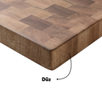 Endgrain Ceviz Kesme ve Servis Tahtası – El Yapımı | Gastronomi Profesyonelleri İçin Özel Tasarım