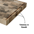 Endgrain Ceviz Kesme ve Servis Tahtası – El Yapımı | Gastronomi Profesyonelleri İçin Özel Tasarım