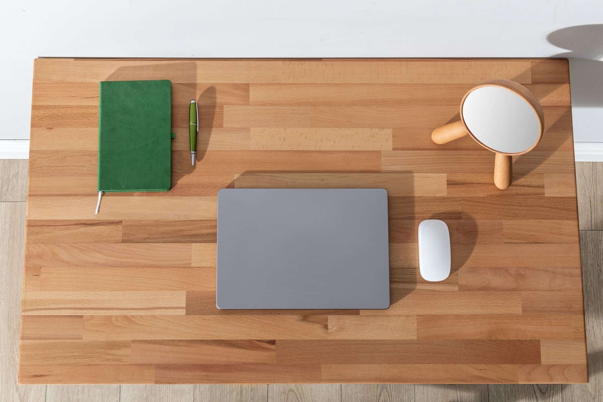 El Yapımı Kayın-Duvara Monte Katlanır Masa Mutfak Balkon Masası Laptop Çalışma Masası