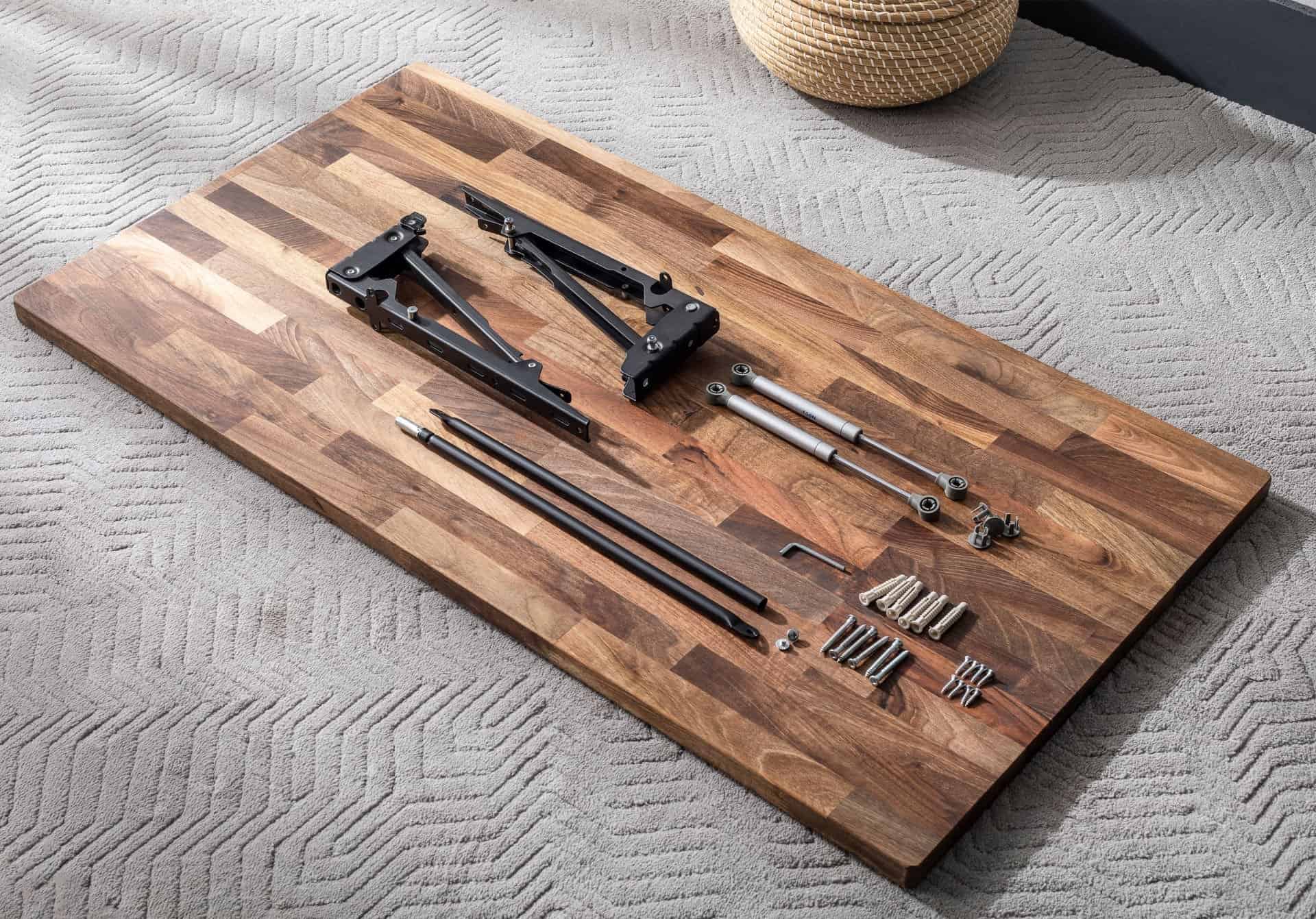 El Yapımı Doğal Ceviz-duvara Monte Katlanır Masa Mutfak Balkon Masası Laptop Çalışma Masası 50x90