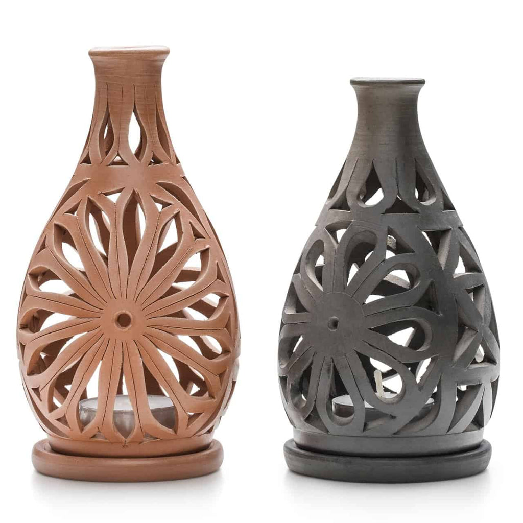 El Yapımı Vase Mumluk