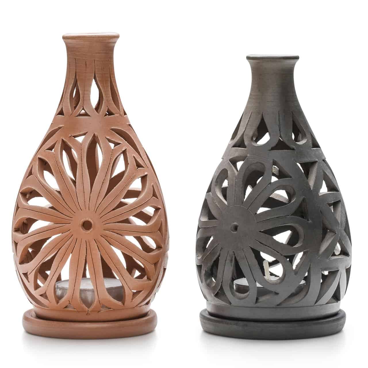 El Yapımı Vase Mumluk